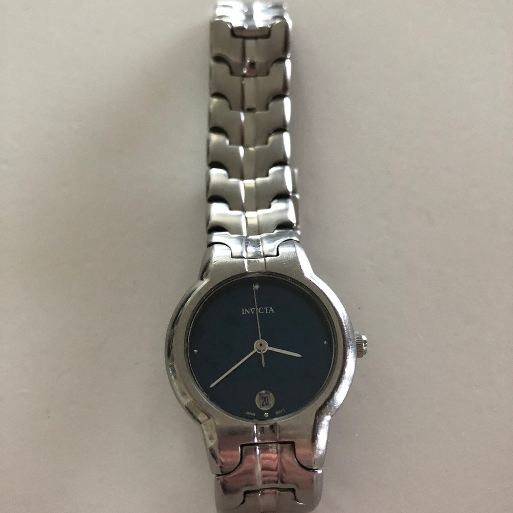 Invicta Watch with Blue Face